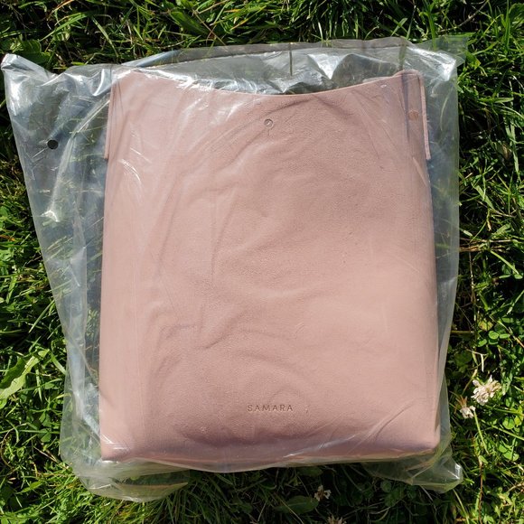 NWT Samara Vegan Leather Cross Body Bag in Peony - Picture 2 of 4